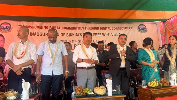 खामदोङ सिङताम समष्टिको राब्दाङ वार्ड सिक्किमको पहिलो नि:शुल्क वाइफाइ गाउँ घोषित, क्षेत्र विधायकले गरे उद्घाटन
