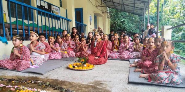 विद्या भारती सिक्किमद्वारा शिशु मन्दिरहरूमा तिहार पर्व पालन