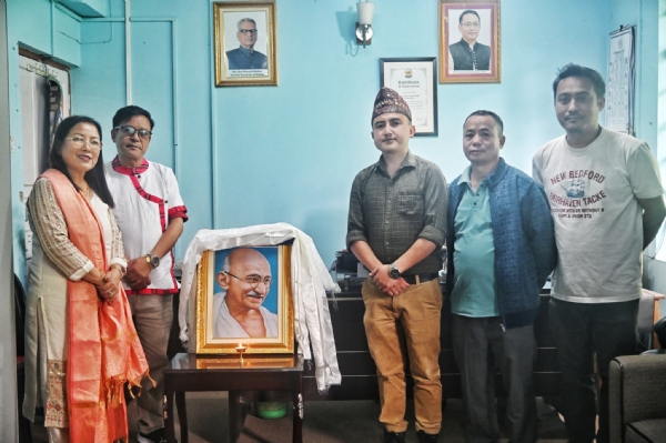 सोरेङ जिल्ला प्रशासनिक केन्द्रमा 156औं गॉंधी जयन्ती पालन