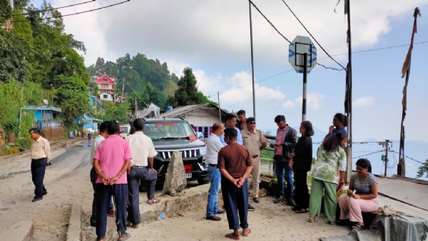 एनएच 110 को महानदीको पैह्रो क्षेत्रको विभिन्न विभागका अधिकारीहरुद्वारा निरीक्षण