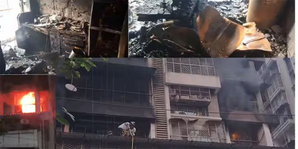 नवी मुम्बईमा आगो लाग्दा दुई अलग-अलग घटनाहरूमा 6 जनाको मृत्यु, 13 घाइते