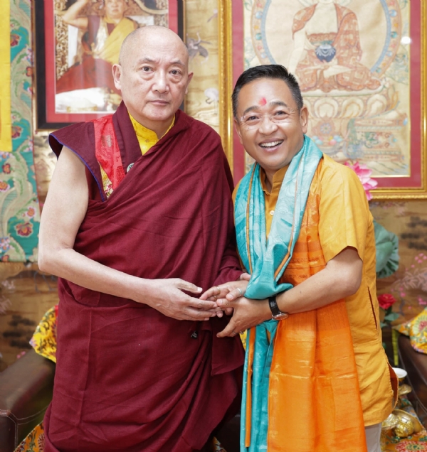 Chief minister and rimpoche Chief minister and rimpoche