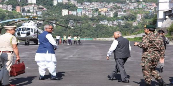 मिजोरमका राज्यपाल सिंह सिक्किमबाट फर्किए