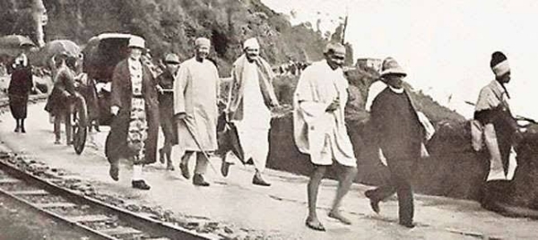 महात्मा गान्धीको दार्जिलिङ भ्रमणको सय वर्ष पूरा भएको अवसरमा ‘शताब्दी मार्च’ सुरु