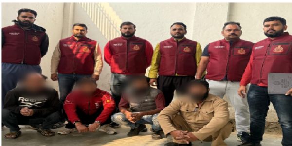 आईएसआई समर्थित अन्तरराष्ट्रिय हथियार तस्करी गिरोहको पर्दाफाश, चार जना पक्राउ