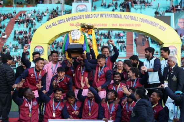 मुख्यमन्त्रीले राजस्थान युनाइटेड एफसीलाई हार्दिक बधाई दिए मुख्यमन्त्रीले राजस्थान युनाइटेड एफसीलाई हार्दिक बधाई दिए