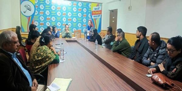 सिक्किमको प्रतिष्ठा पुनर्स्थापित गर्न राज्यका जनतासँग काम गर्न प्रतिबद्ध छौं: एसडीएफ