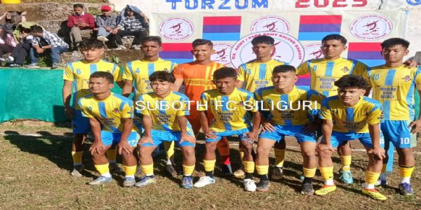 टर्जम पोख्रेबुङ गोल्डकपको तेस्रो दिनको म्याचमा तरुञ्जबारी एफसी सिलगढी बिजय