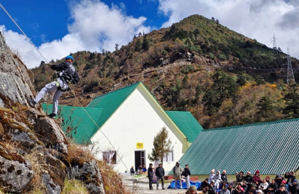 छाङ्गुमा हप्ताव्यापी उच्च उचाई आपदा प्रशिक्षण शुरू