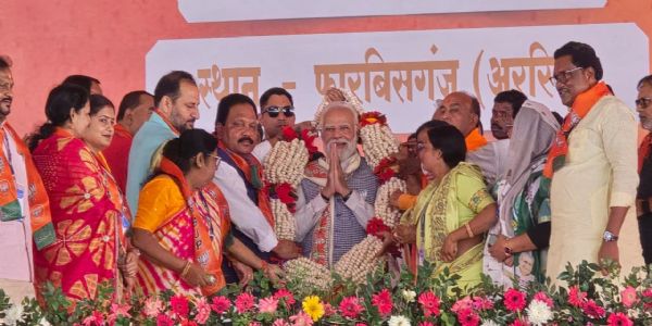 एनडीए घुसपैठीलाई देशबाट निकाल्न, तर कांग्रेस र राजद उसलाई बचाउनमा जुटेको छ- नरेन्द्र मोदी