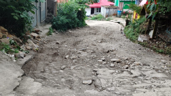 Road construction Road construction