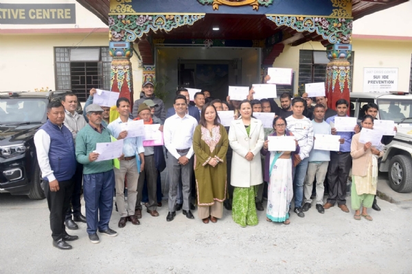 Land parcha distribution Land parcha distribution