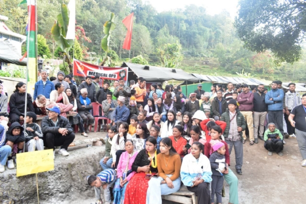 एसएसबीद्वारा ताक्छाङ गाउॅंमा चिकित्सा शिविर आयोजित