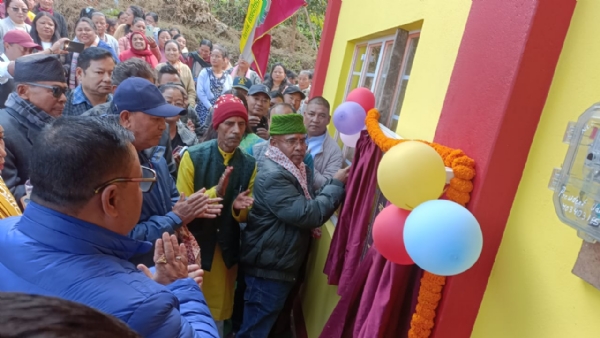 Community hall inauguration