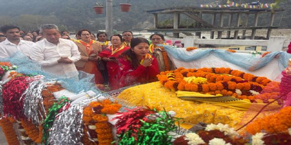 भगवान श्री सत्य साई बाबाको दिव्य पादुका सिक्किम ल्याइयो, साई मन्दिरमा स्थापित