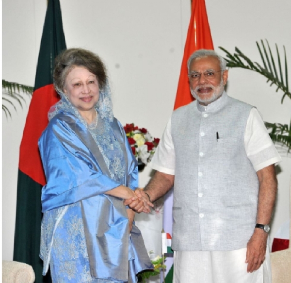 PM modi and Khalida jia