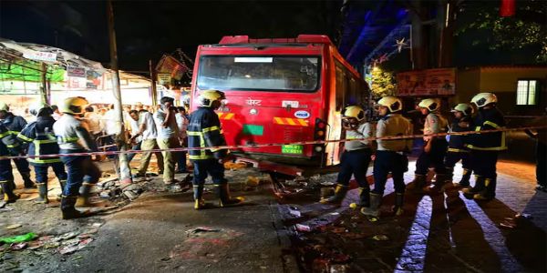 भान्डुपमा बेस्टको बसले कुल्चिएर चारको मृत्यु, 10 घाइते