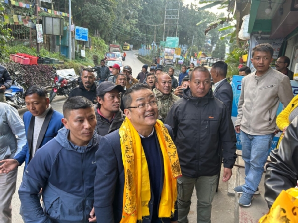 इन्डियन गोर्खा जनशक्ति फ्रण्ट मङपू लाब्दा समष्टि पार्टी कार्यालय उदघाटन