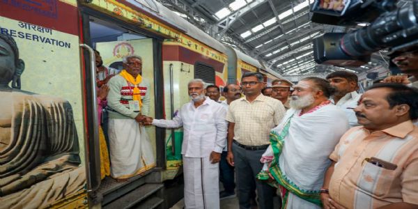 निःशुल्क तीर्थयात्रा योजना अन्तर्गत चेन्नईबाट 602 श्रद्धालु रामेश्वरम-काशी तीर्थयात्राको निम्ति प्रस्थान