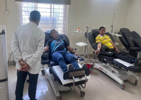 फ्रेण्ड्स फर्एवर स्पोर्टिङ क्लबद्वारा रक्तदान शिविर आयोजित