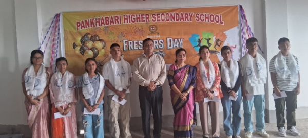 पंखाबारी उच्चत्तर माध्यमिक विद्यालयमा स्वागत तथा सम्मान कार्यक्रम सम्पन्न