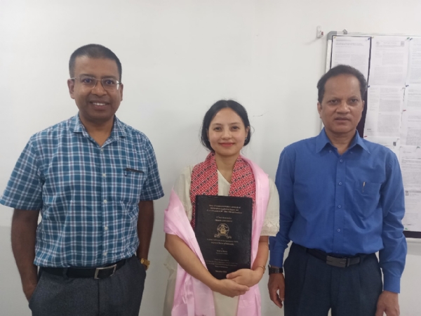 खरसाङकी सुमीरण देवानले सिक्किम विश्वविद्यालयबाट विद्यावारिधि पूरा गरिन्