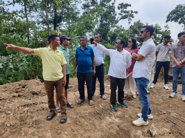 विधायक एलबी दासले पश्चिम पाण्डममा जल जीवन मिसन जल आपूर्ति पूर्वाधारको निरीक्षण गरे