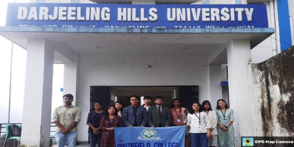साउथफिल्ड कलेजको दार्जिलिङ हिल युनिभर्सिटीमा शैक्षिक भ्रमण