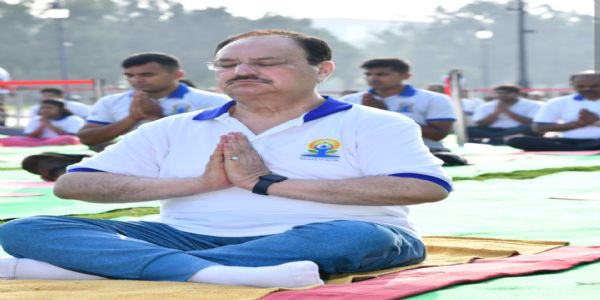 योग केवल शारीरिक अनुशासन मात्र होइन, यो गहन मानसिक र आध्यात्मिक अभ्यास पनि हो: नड्डा