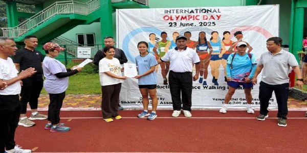 रेशीथाङमा पालन गरियो अन्तरराष्ट्रिय ओलम्पिक दिवस