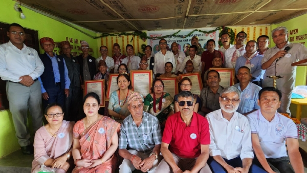 साखुखानी सरकारी प्राथमिक पाठशालामा गुरु पूजन एवम् सम्मान कार्यक्रम सम्पन्न