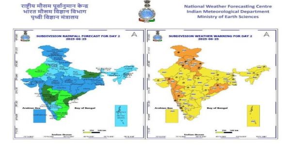 देशभरिमा मनसून सक्रिय, कर्नाटक, गुजरात, हरियाणा, दिल्ली समेत धेरै राज्यहरूमा भारी वर्षाको सम्भावना