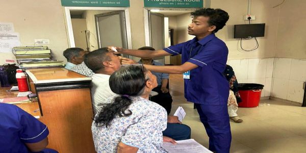 नि:शुल्क सामूहिक मोतियाबिन्दु शल्यक्रिया ​सफलतापूर्वक सम्पन्न
