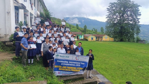 अन्तरराष्ट्रिय सहकारिता वर्ष 2025 लाई पालन गर्दै धोतरिया माध्यमिक विद्यालयमा जागरुकता कार्यक्रम सम्पन्न