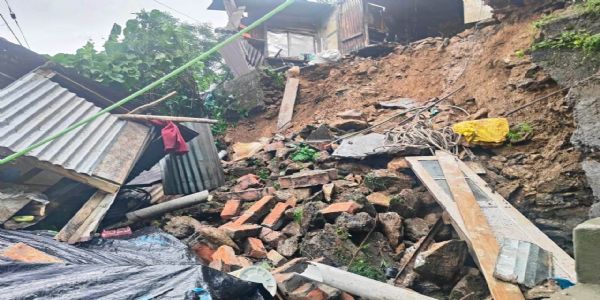 खरसाङको वार्ड नम्बर 17 मा पैह्रो झरेर घर क्षतिग्रस्त