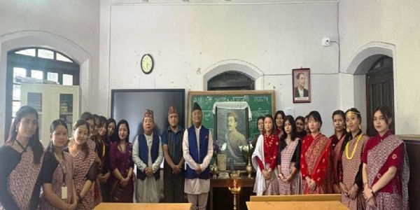 साउथफिल्ड कलेज दार्जिलिङमा भानु जयन्ती पालन