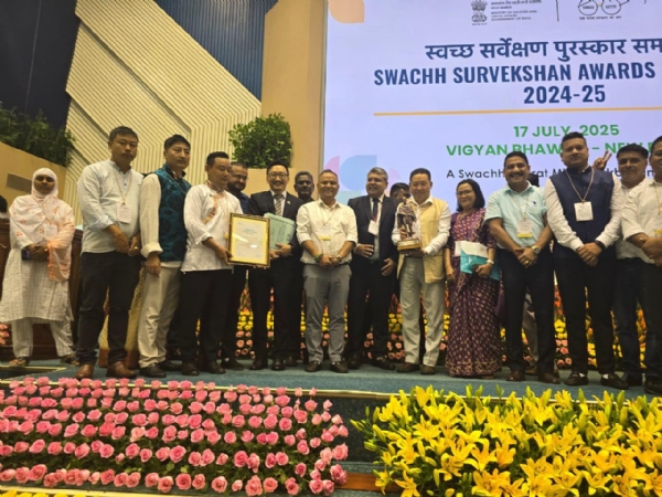 मंगन नगर पञ्चायतलाई सिक्किममा प्रमिसिङ क्लीन सिटी पुरस्कार