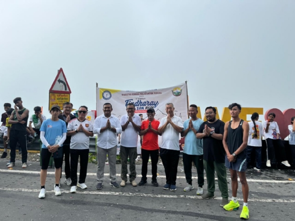 तीनधारे हिल 10 किलोमिटर रनलाई लिएर ट्रायल म्याराथन सम्पन्न, जर्सी अनावरणसितै पञ्जीकरण खुल्ला
