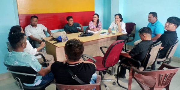 एसडीएफ नाम्ची जिल्लाका पदाधिकारीहरूको सभा सम्पन्न