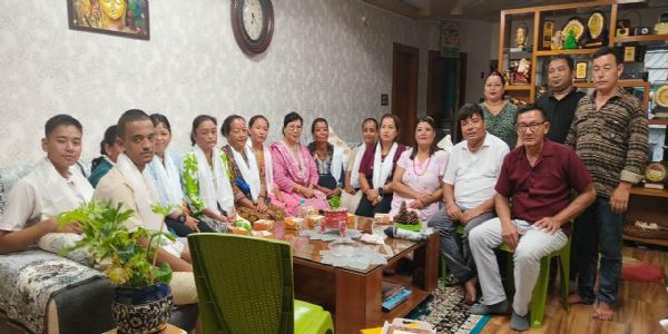 भागोप्रमो पार्टी सदस्यहरूद्वारा कार्यकारी सभासद कल्पना प्रधानसित भेट