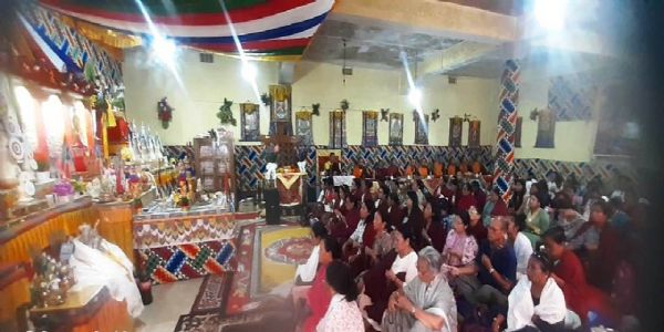 पेमा साङ्ग छ्योई खोर्लिङ गुम्बामा 10 दिवसीय बज्र गुरू जप शुरु