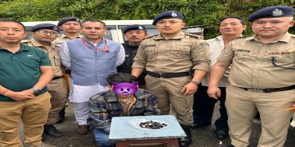 सदर पुलिसद्वारा ब्राउन शुगरसहित एक व्यक्ति पक्राउ