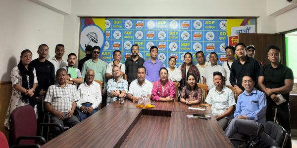 एसडीएफ पार्टीको पाकिम जिल्लास्तरीय समिति गठन