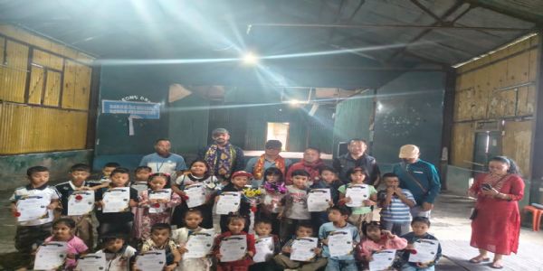 गोर्खा हाट खरसाङको आयोजनामा बस अनि चित्र बनाऊ प्रतियोगिता सम्पन्न