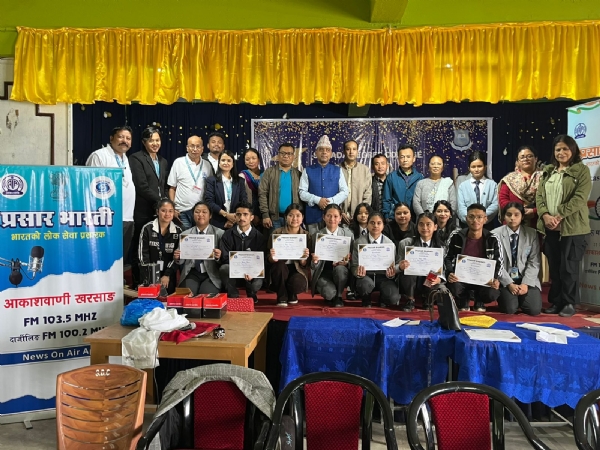 आकाशवाणी खरसाङद्वारा सोनादा डिग्री कलेजमा विभिन्न कार्यक्रम आयोजित