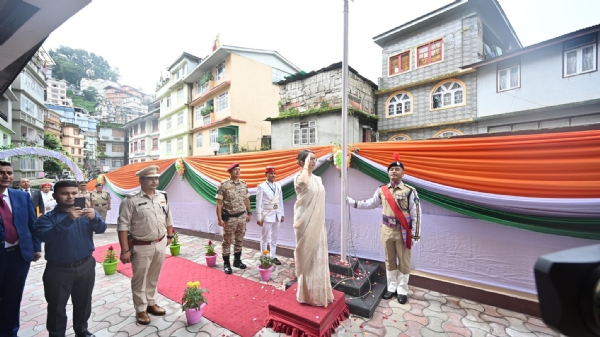 सिक्किम राज्य कानूनी सेवा प्राधिकरण कार्यालयमा स्वतन्त्रता दिवस पालन