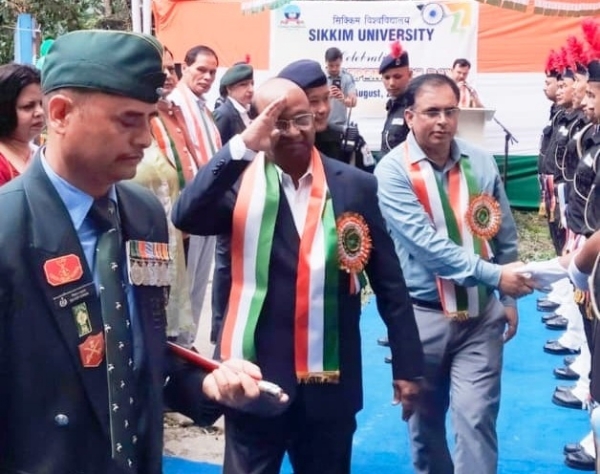 सिक्किम विश्वविद्यालयमा 79औं स्वतन्त्रता दिवस पालन