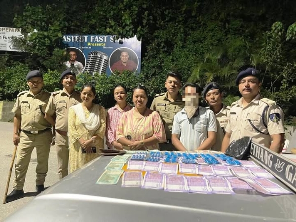 सोरेङ जिल्ला पुलिसद्वारा नशालु पदार्थसहित तस्कर पक्राउ
