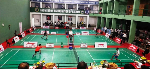 34औं सिक्किम राज्य ब्याडमिन्टन च्याम्पियनशिप 2025 शुरू