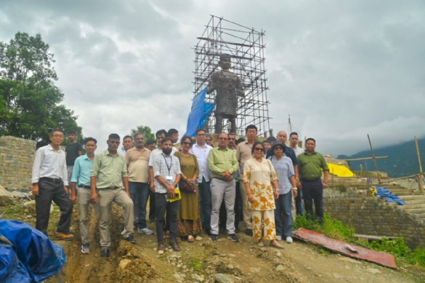 आईटीएसले मङ्गसारीमा चलिरहेको मङ्गरजुङ्ग परियोजनाको विकासको समीक्षा गर्न स्थलगत भ्रमण गर्‍यो